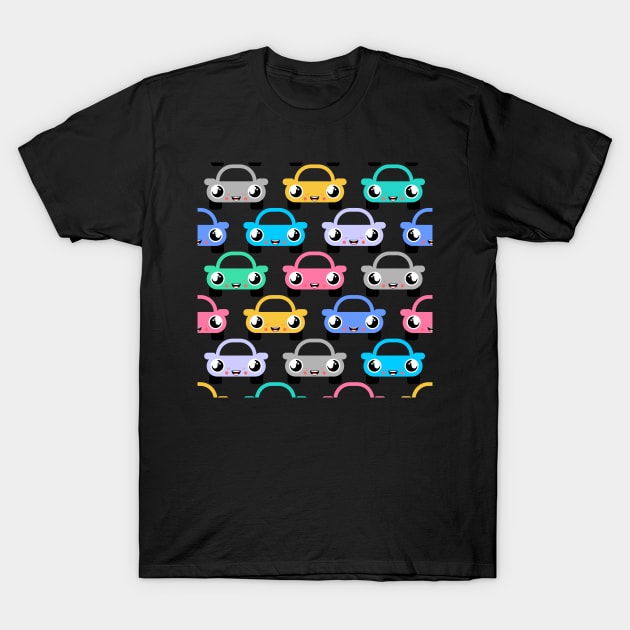 Cute car emojis T-Shirt by MOTOSHIFT